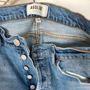 AGOLDE skinny jeans. Lightly worn